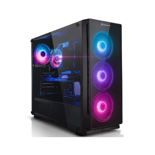 Megaport PC Gamer fixe AMD Ryzen 5 4500 - GeForce RTX3050 6Go - 16Go DDR4 - 1000Go M.2 SSD - SANS système d'exploitation - 1811-FR