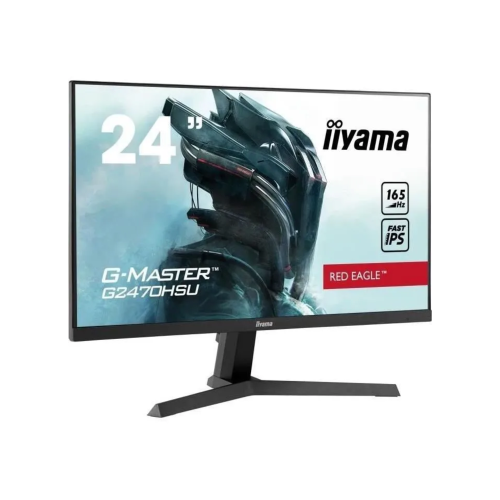 Ecran PC Gamer – IIYAMA G-Master Red Eagle G2470HSU-B1 – 23,8″ FHD – Dalle IPS – 0,8 ms – 165Hz – HDMI/DisplayPort – FreeSync