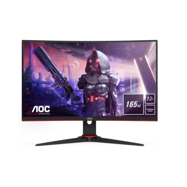 Ecran PC Gamer incurvé - AOC C24G2AE/BK - 23,6" FHD - Dalle VA - 1ms - 165Hz - HDMI / VGA / DisplayPort - FreeSync Premium – Image 2