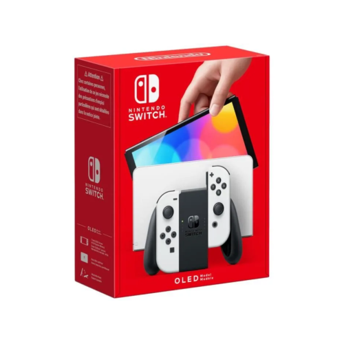 Console Nintendo Switch – Modèle OLED • Blanc