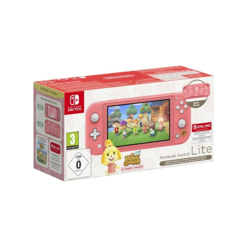 Console portable Nintendo Switch Lite • Édition Limitée Marie Hawaï + Animal Crossing: New Horizons (Pré-installé)