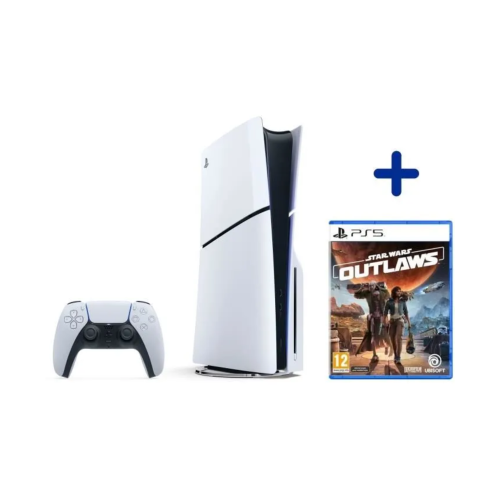 Pack PS5 : Console PS5 Standard (Modèle Slim) + Star Wars : Outlaws