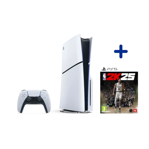 Pack PS5 Standard : Console PS5 (Modèle Slim) + NBA 2K25