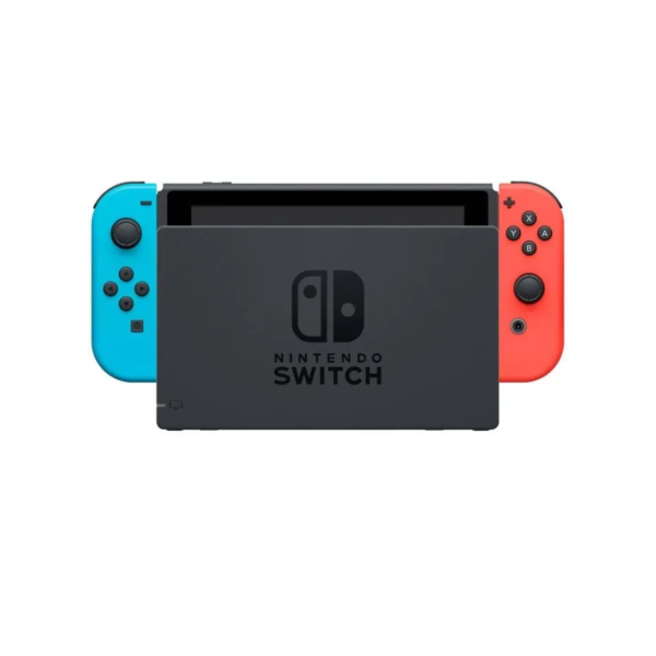 Console Nintendo Switch – Modèle OLED • Bleu Néon & Rouge Néon + Super Mario Party Jamboree (Code) + 3 mois d’abonnement NSO (Code) – Image 2