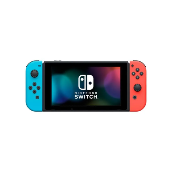 Console Nintendo Switch – Modèle OLED • Bleu Néon & Rouge Néon + Super Mario Party Jamboree (Code) + 3 mois d’abonnement NSO (Code) – Image 3