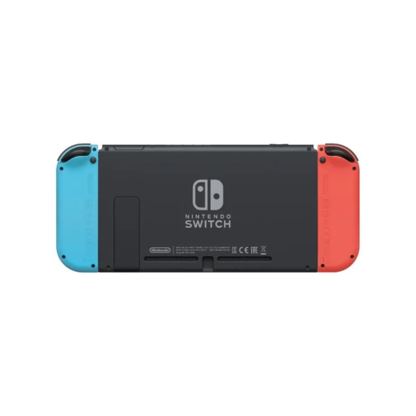 Console Nintendo Switch – Modèle OLED • Bleu Néon & Rouge Néon + Super Mario Party Jamboree (Code) + 3 mois d’abonnement NSO (Code) – Image 4